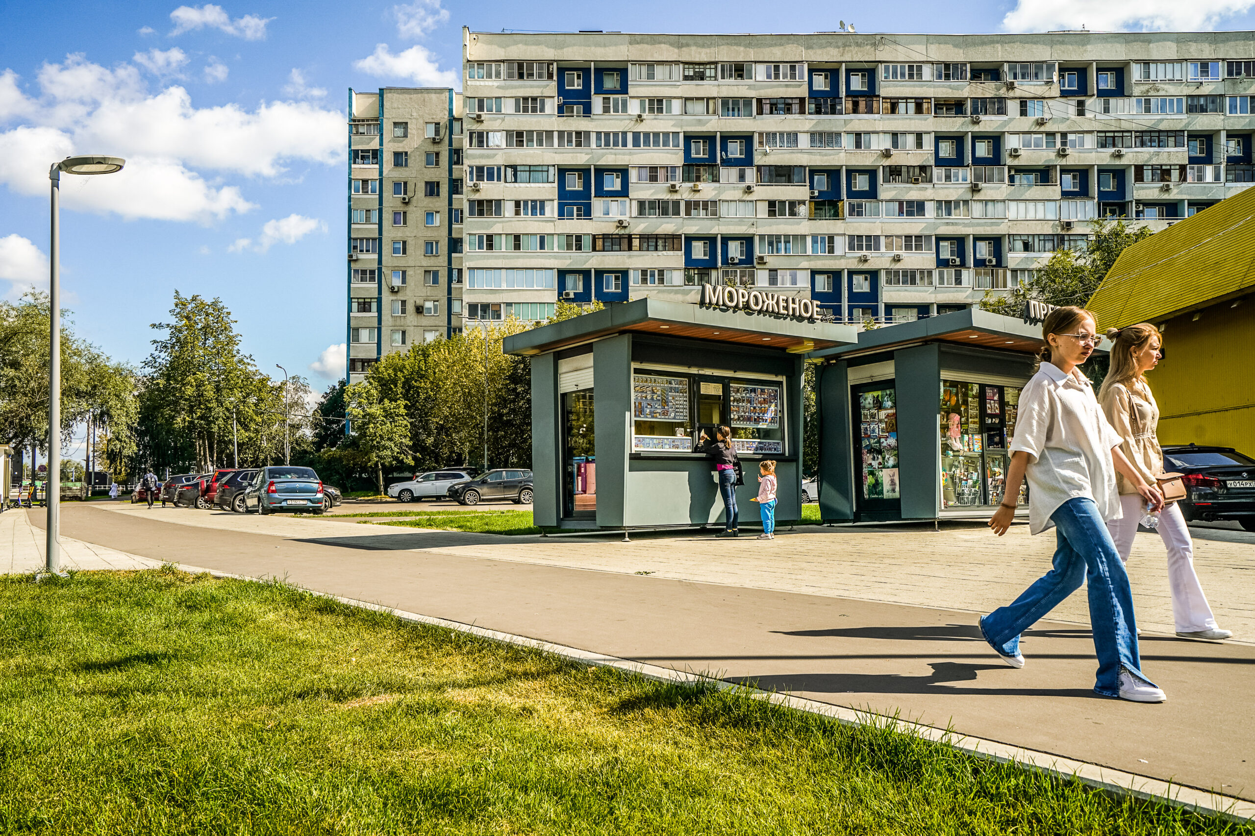 мороженое, дорожка, БКЛ «Нагатинский затон», фото КГХ