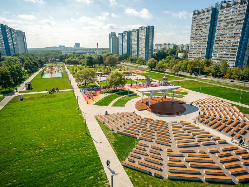 сквер Ясенево, благоустройство, фото sobyanin.ru