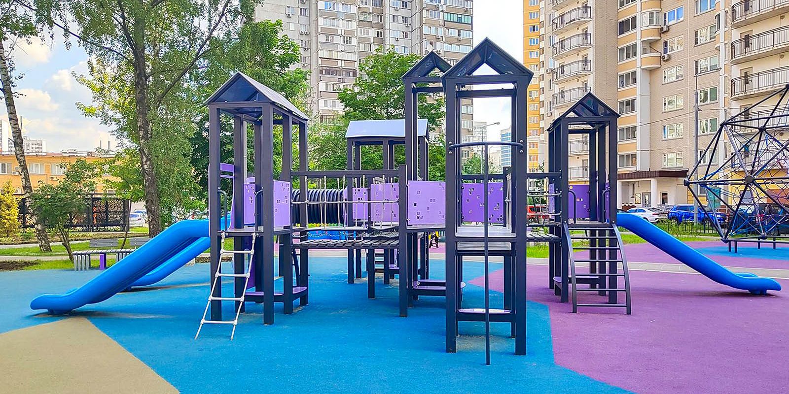 благоустройство, детская площадка, фото mos.ru