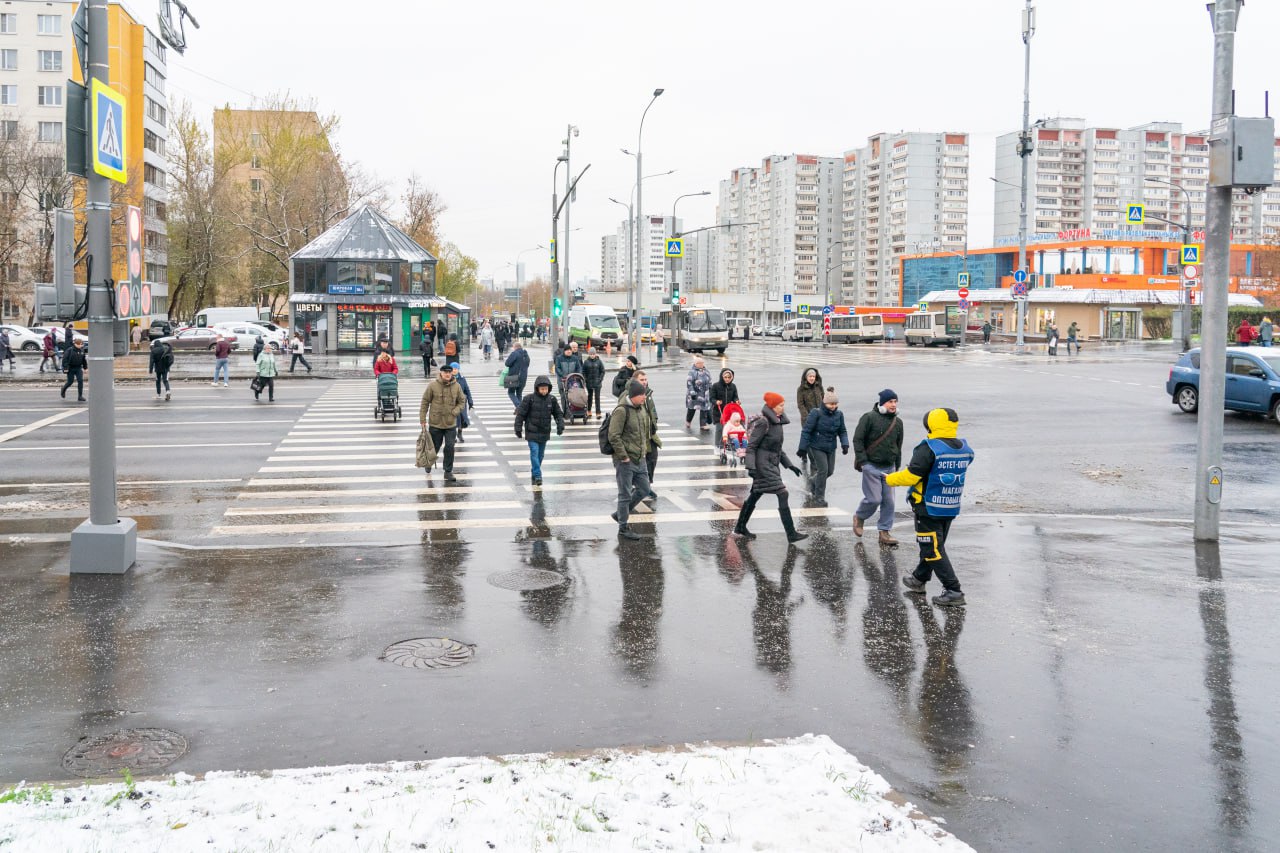 Медведково,переход, зима, фото КГХ
