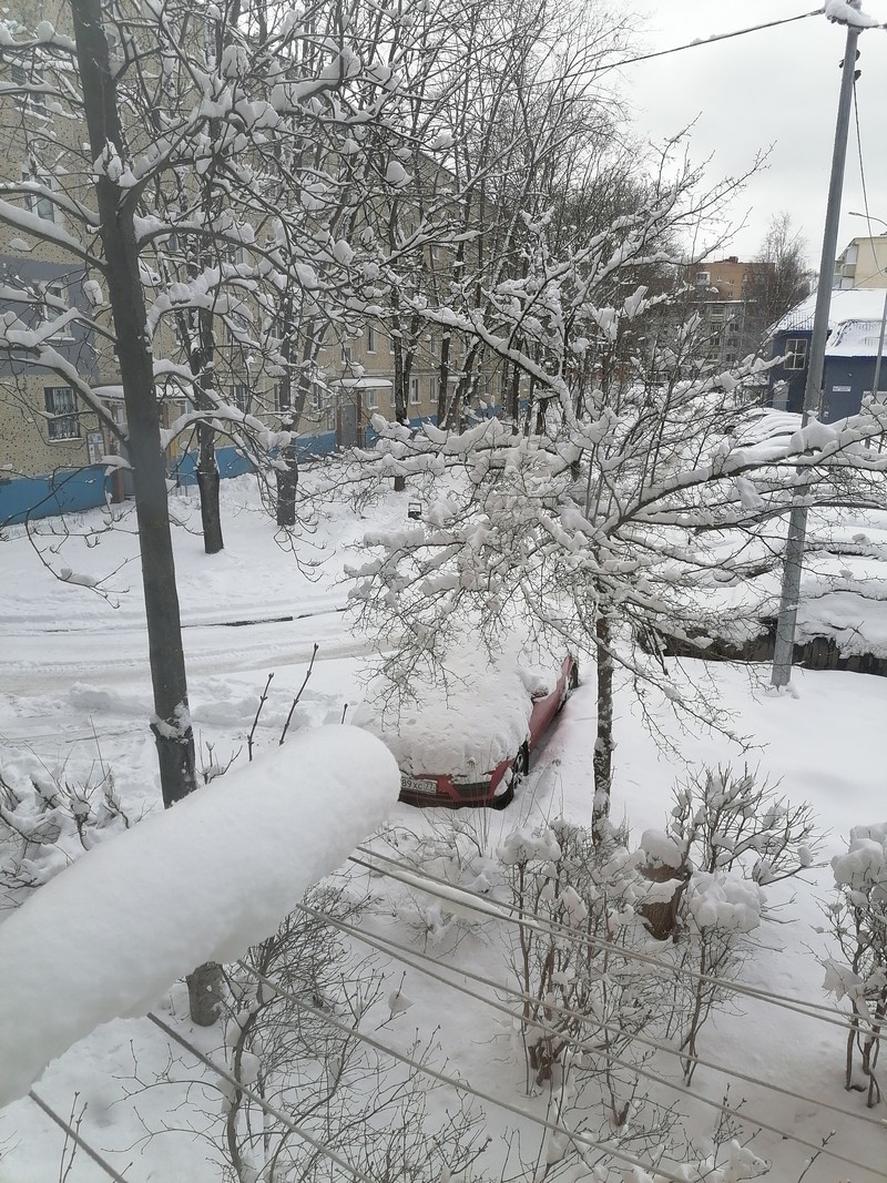 зима, снег, Москва, город, фото Юлия Смагринская