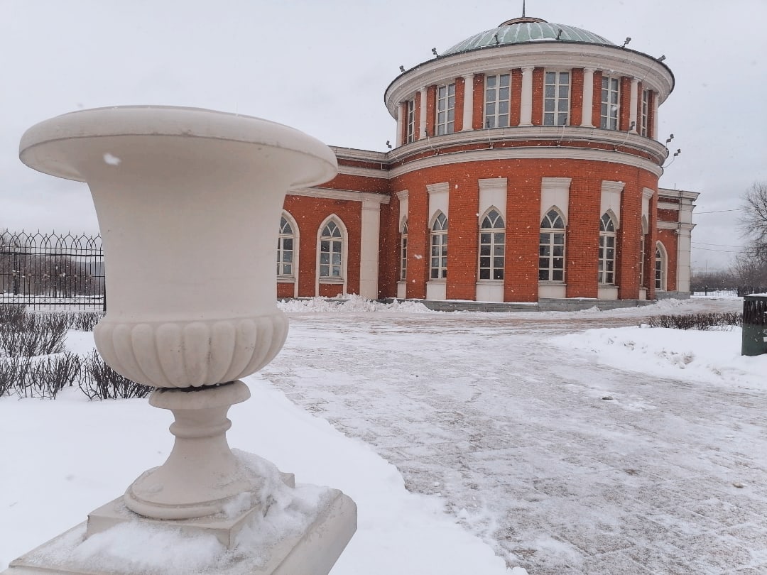 царицыно, зима, снег, скульптура, фото Юлия Смагринская