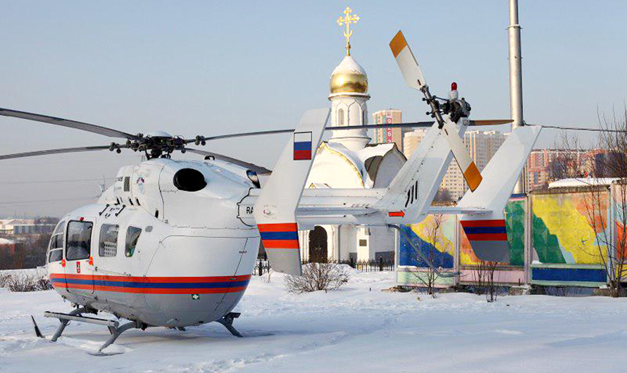 вертолет, зима, фото МАЦ