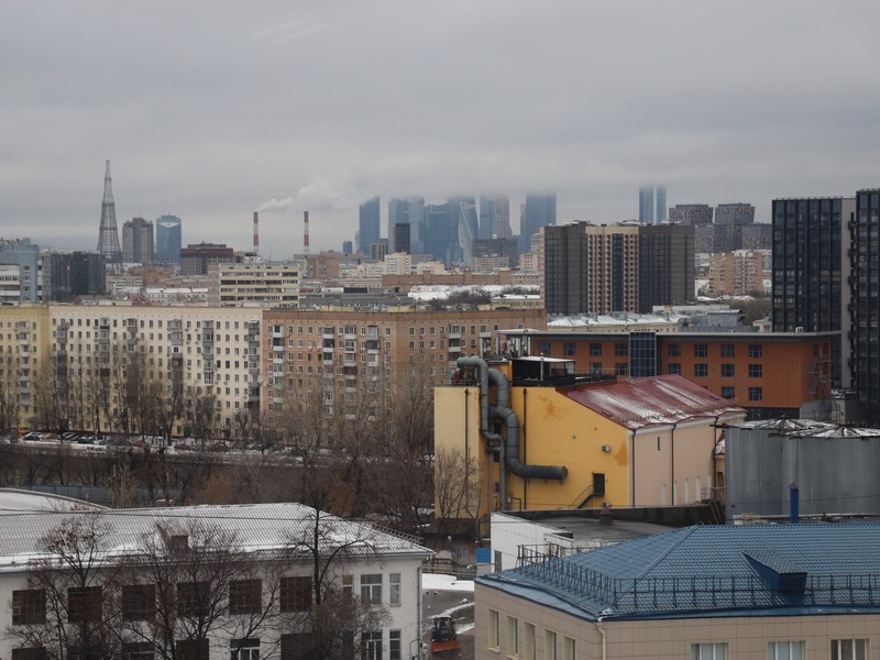 Москва, Москва-сити, жизнеобеспечение, крыша, город, зима, фото Юлия Смагринская