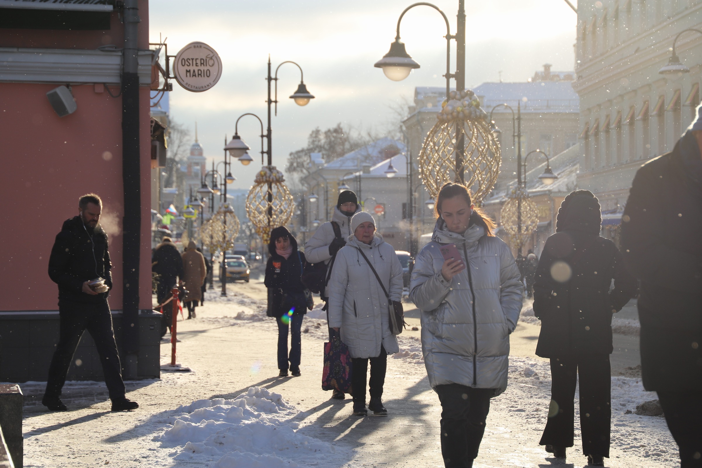 Москва, город, зима, снег, прогулка, фото Юлия Смагринская