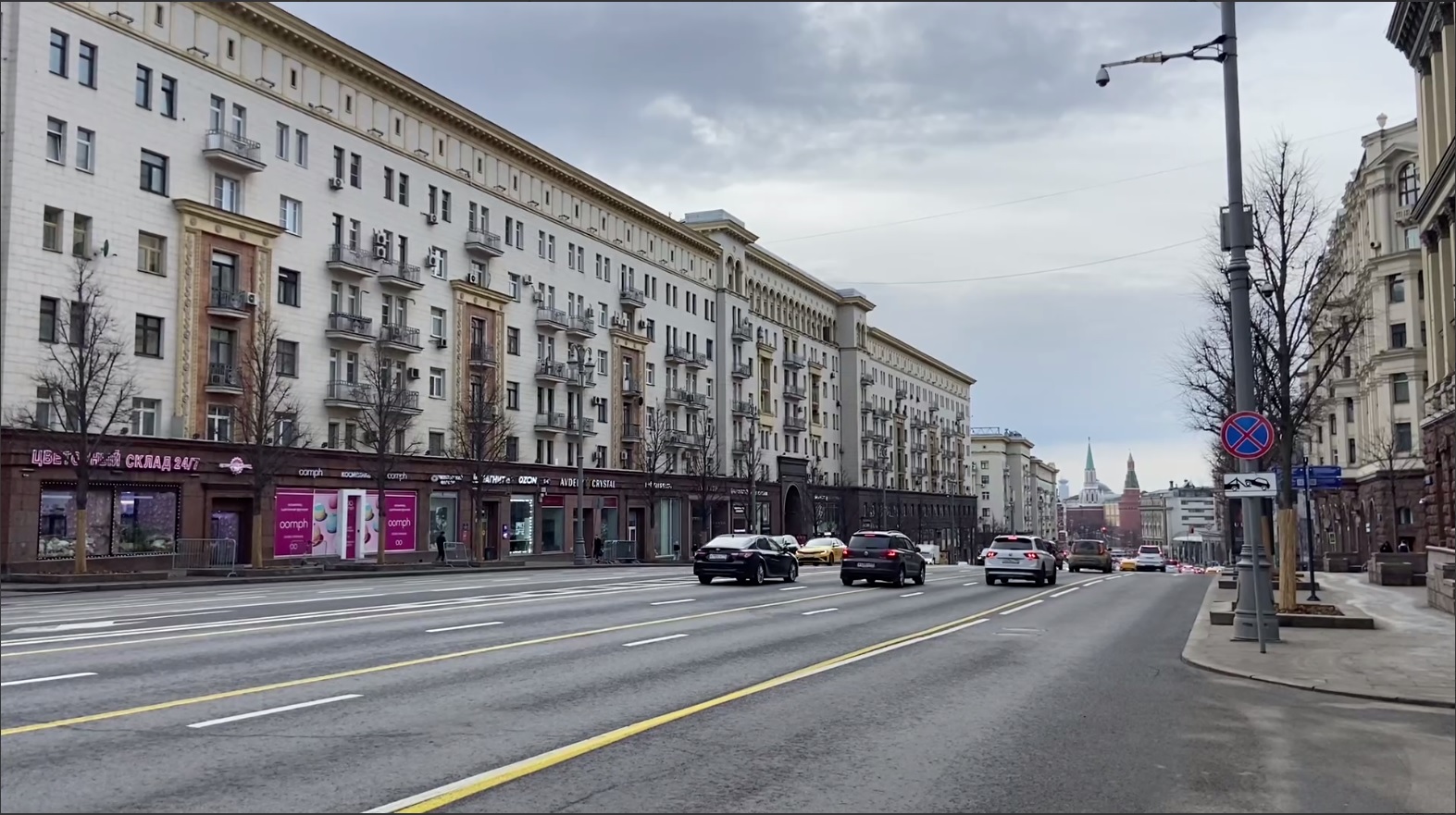 разметка, парад, дорога, фото КГХ