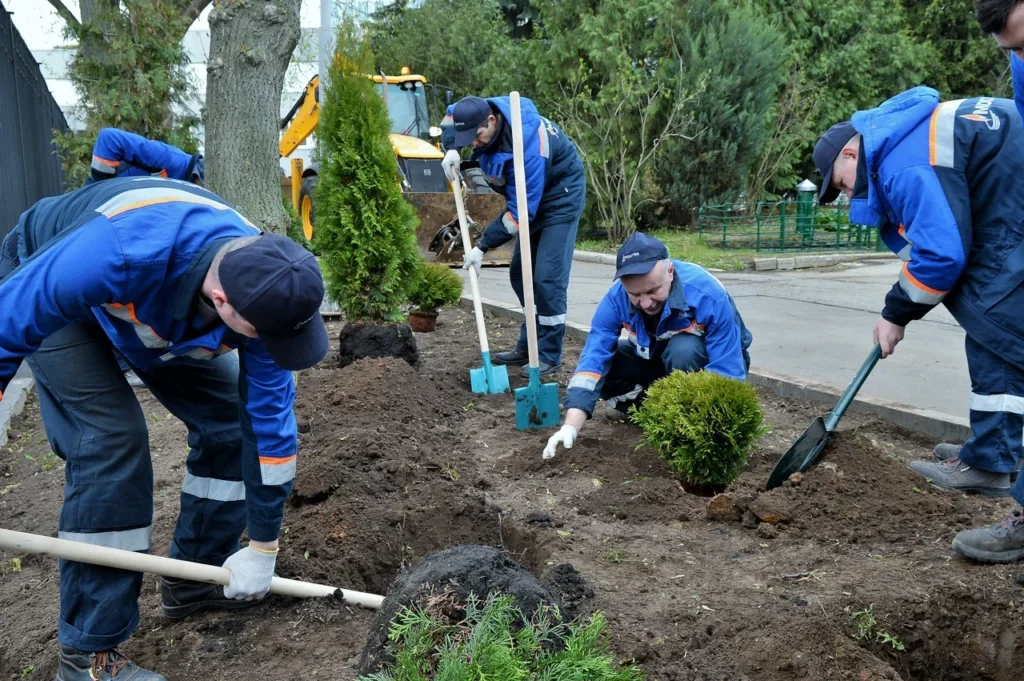 субботник, Мосгаз, благоустройство, фото Мосгаз
