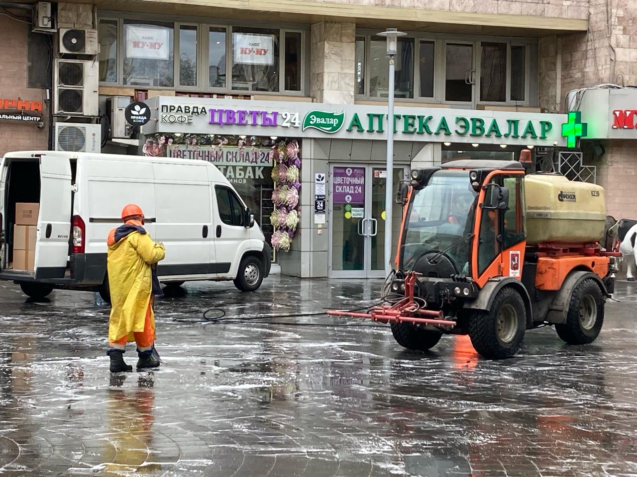 промывка, уборка дорог, фото Нина Донских