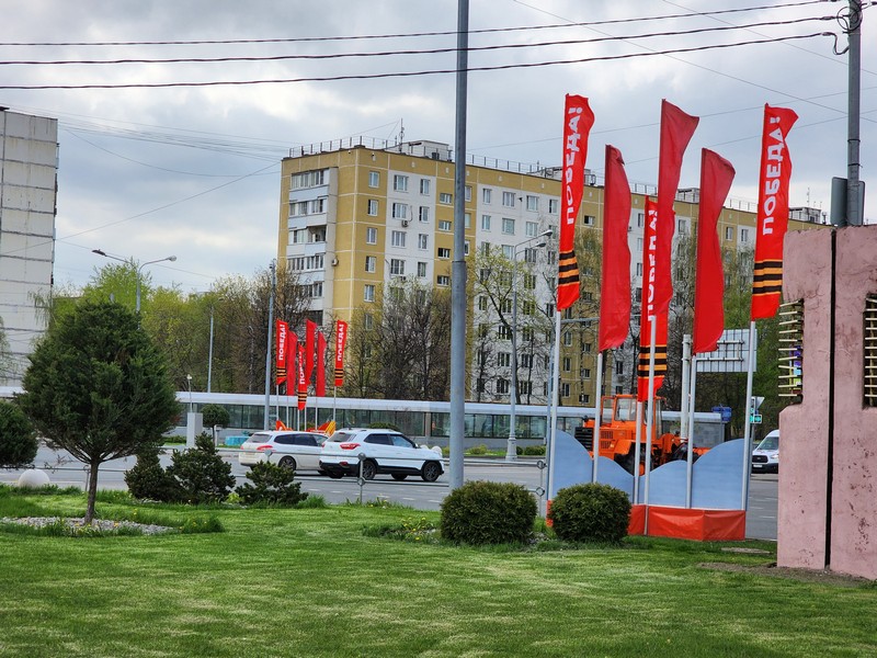 День Победы, флаги, украшения, фото Юлия Смагринская