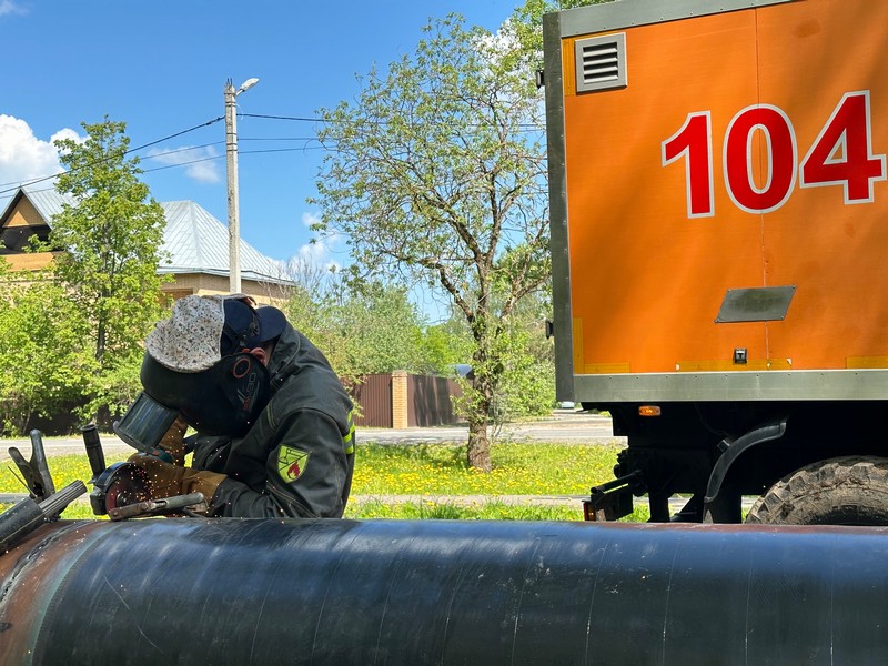 газопровод, рабочий, мосгаз фото Юлия Смагринская