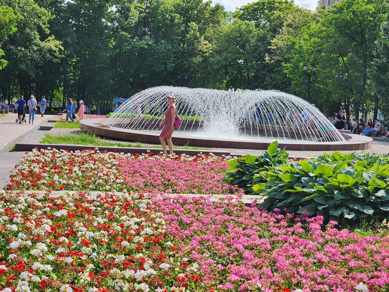 Новопушкинский фонтан, фото Юлия Смагринская