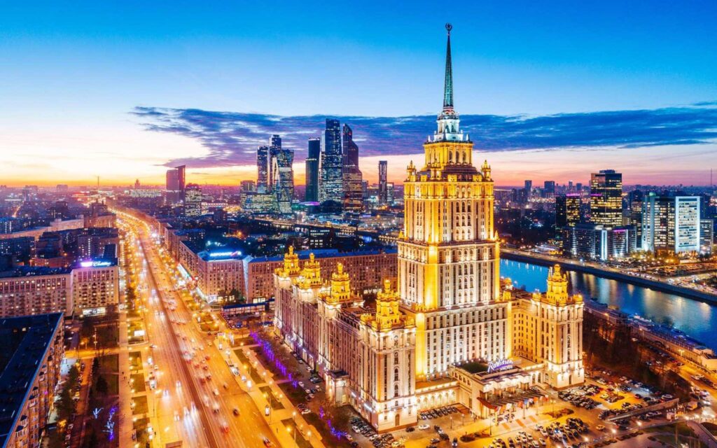 Москва, город, ночь, освещение, фото sobyanin.ru