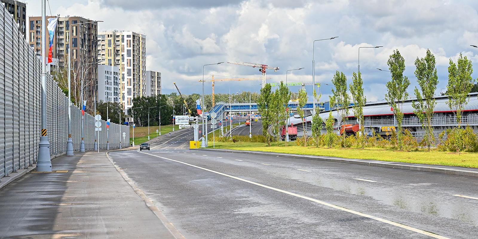 дорога, озеленение, фото mos.ru