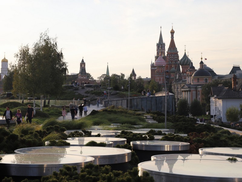 парк Зарядье, Кремль, фото Юлия Смагринская