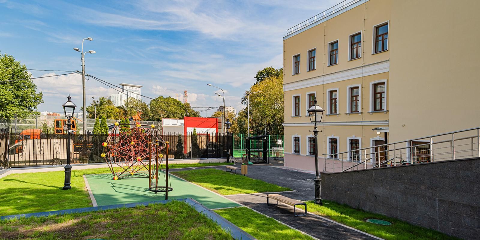школа, благоустройство, фото ДКР