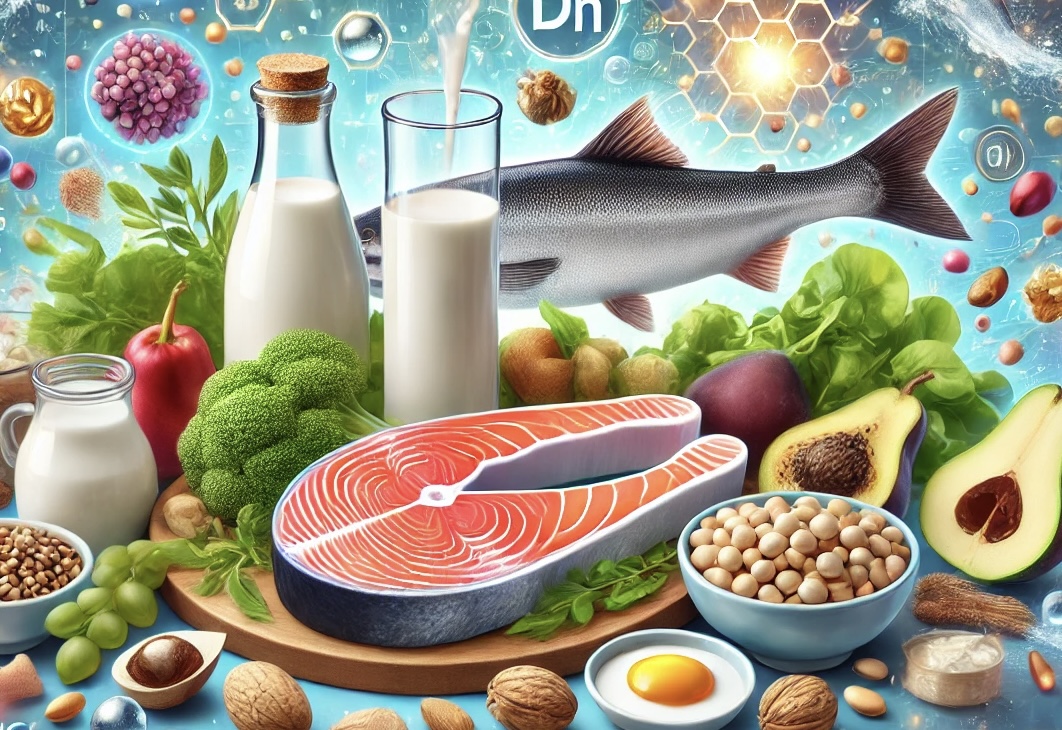 фосфор, молоко, рыба, полезные продукты, Фото: Наталия Бахарева. Изображение создано при помощи искусственного интеллекта