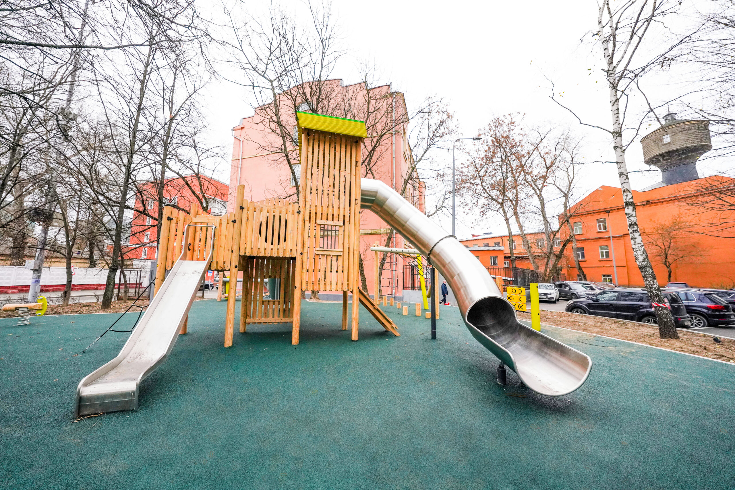 благоустройство МЦД-4 «Серп и Молот», детская площадка фото КГХ
