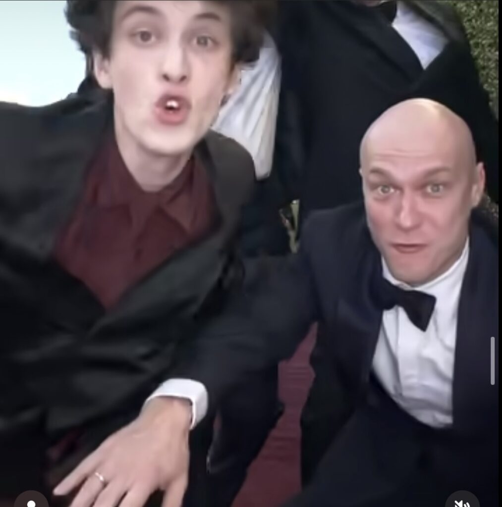 Марк Эйдельштейн и Юра Борисов. Instagram Goldenglobes (владелец компания Meta признана в России экстремистской и запрещена.)