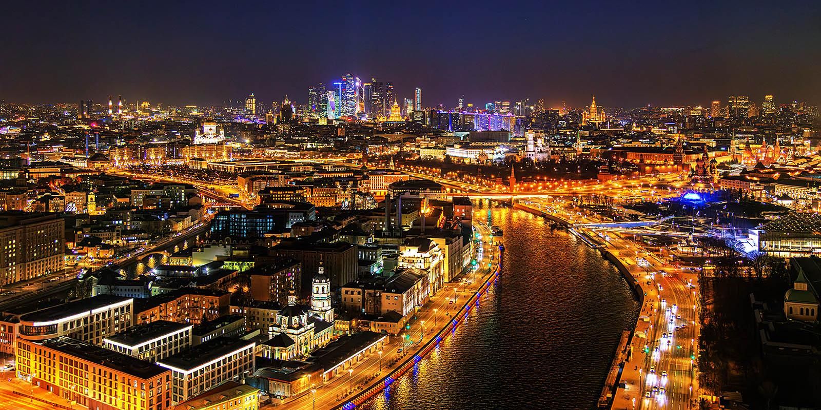 освещение, Москва, город, ночь, фото mos.ru