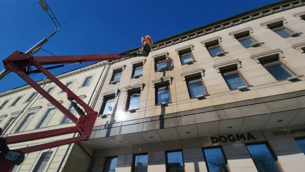 промывка фасадов, фото Юлия Смагринская