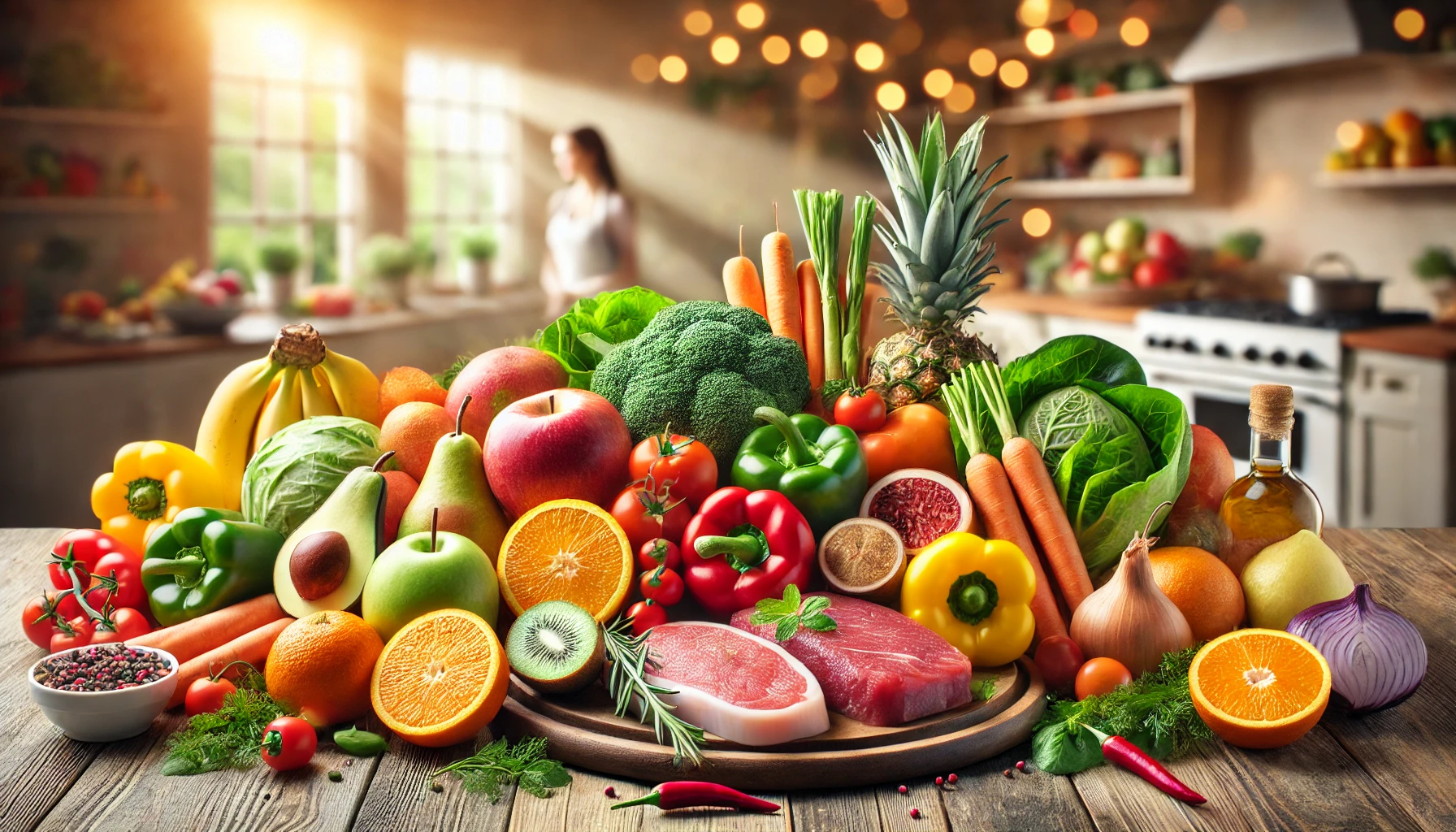 еда, продукты, овощи, фрукты, кухня, фото ИИ Наталия Бахарева
