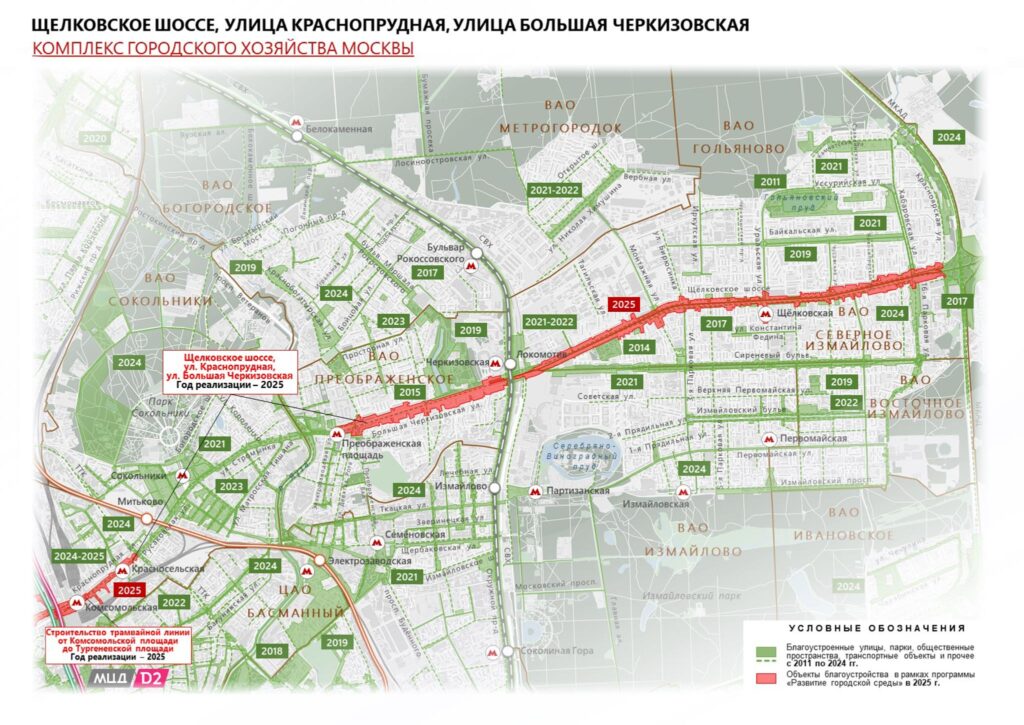благоустройство, магистраль, фото sobyanin.ru