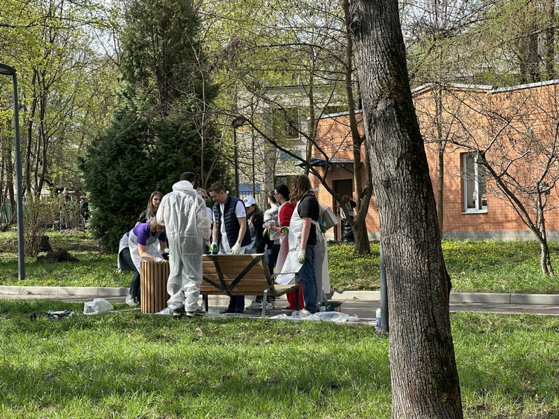 детский парк Фили, субботник, фото Яна Маевская
