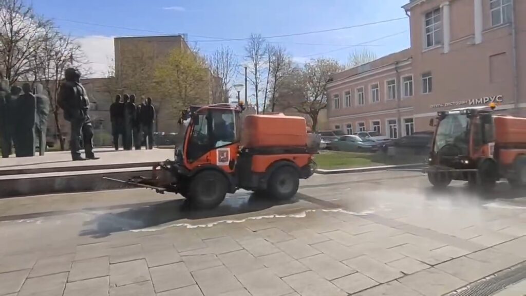 промывка дорог, фото КГХ