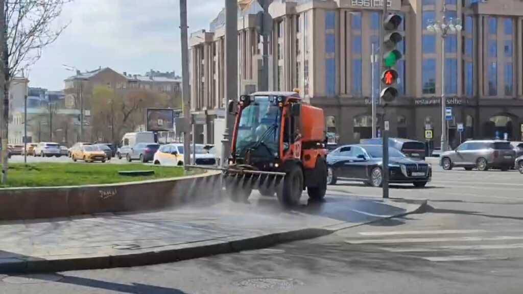 промывка дорог, фото КГХ