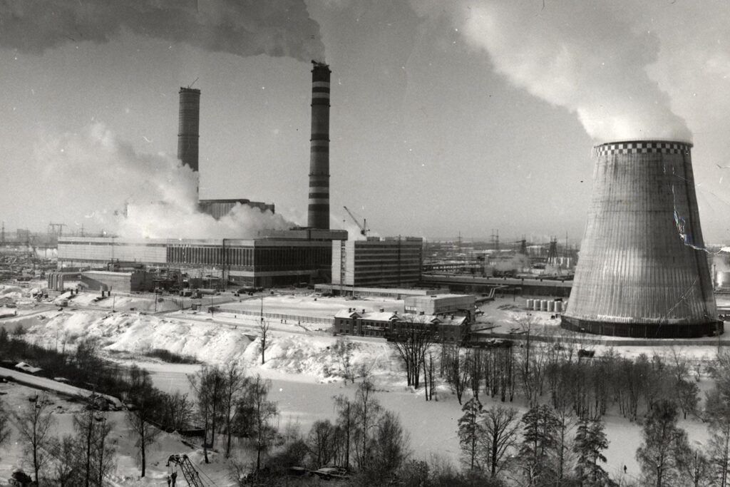 Очаковская ТЭЦ (ныне - ТЭЦ-25). 1970-е начало 1980-х годов. Музей истории Мосэнерго и энергетики Москвы