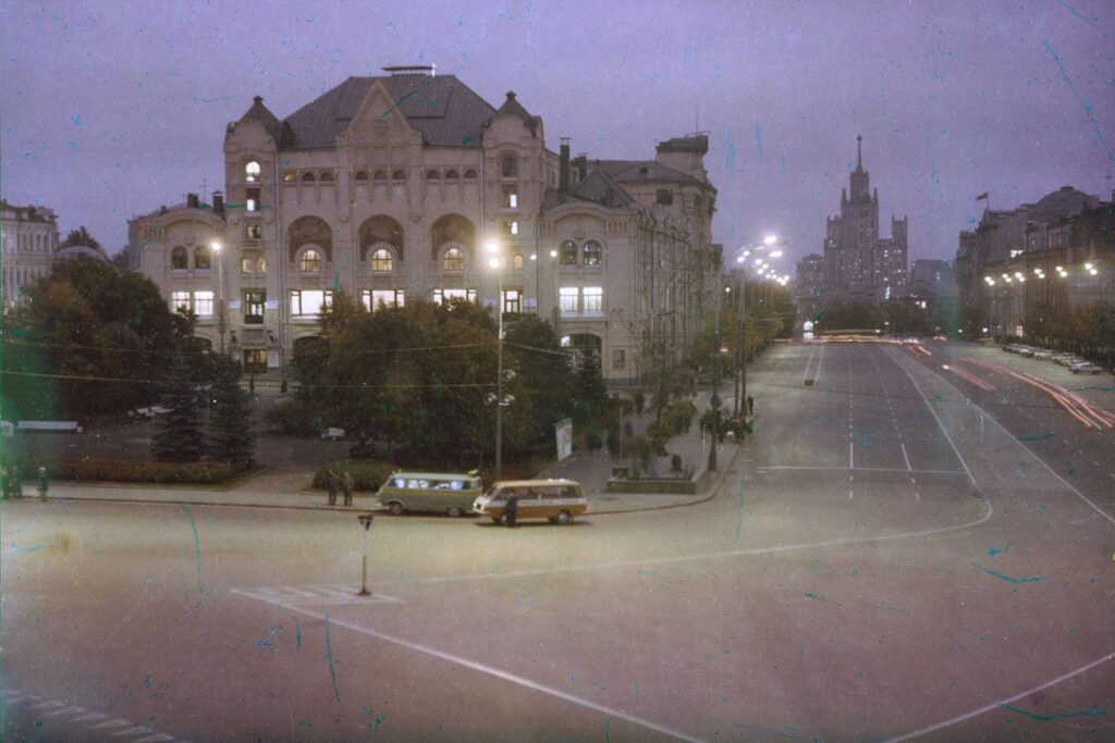 Городское освещение. Конец 1970-х (?) годов. Фонд музея «Огни Москвы»
