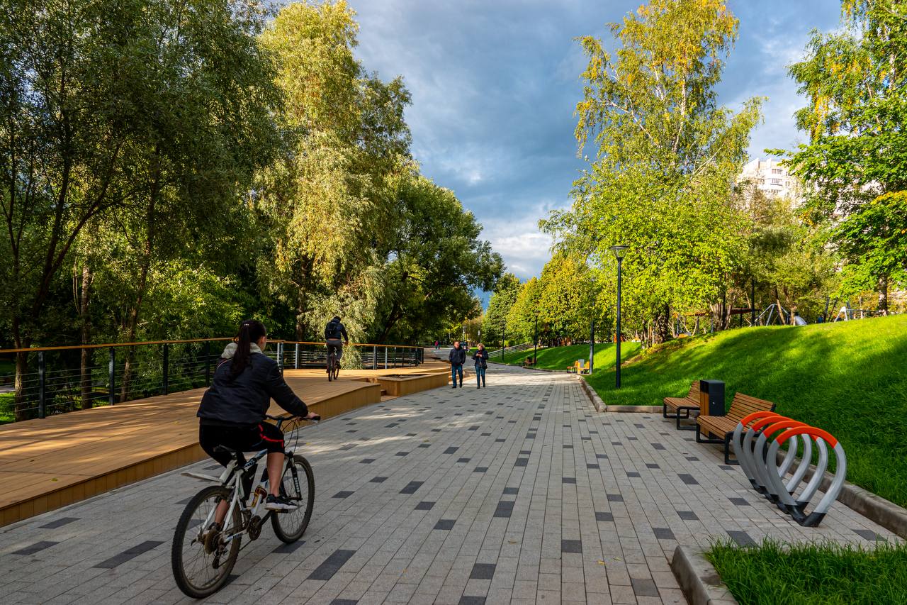 парк, лето, велосипед, фото КГХ