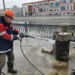 Фонтанный комплекс у Третьяковского моста подготовили к зиме