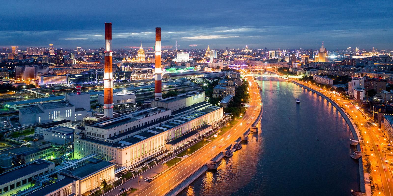 Москва, город, освещение, фото mos.ru