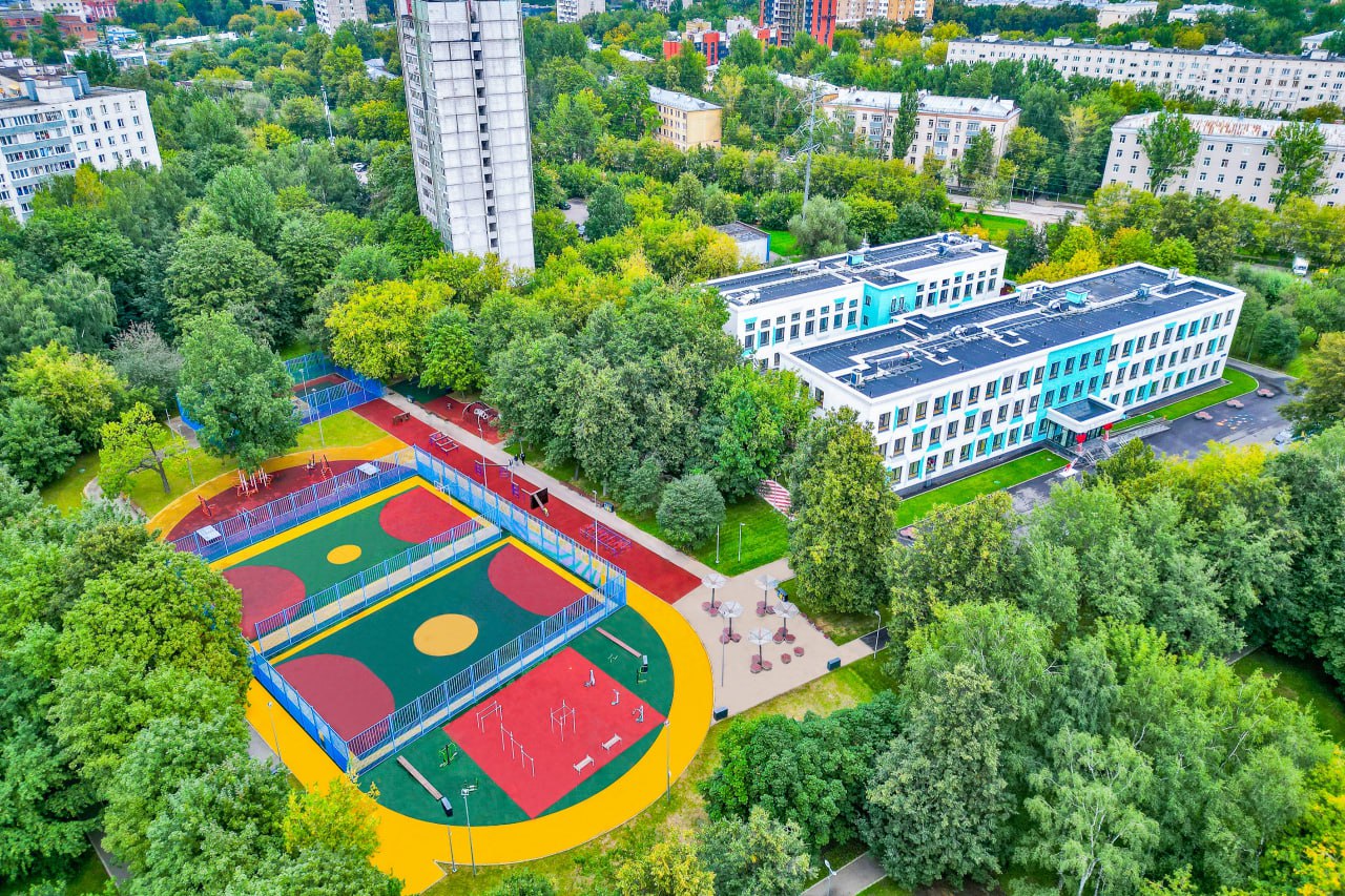 школа, благоустройство, фото телеграм мэра