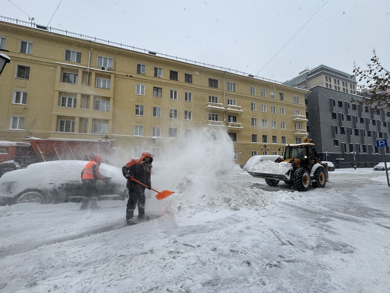 уборка снега, фото ОЭК