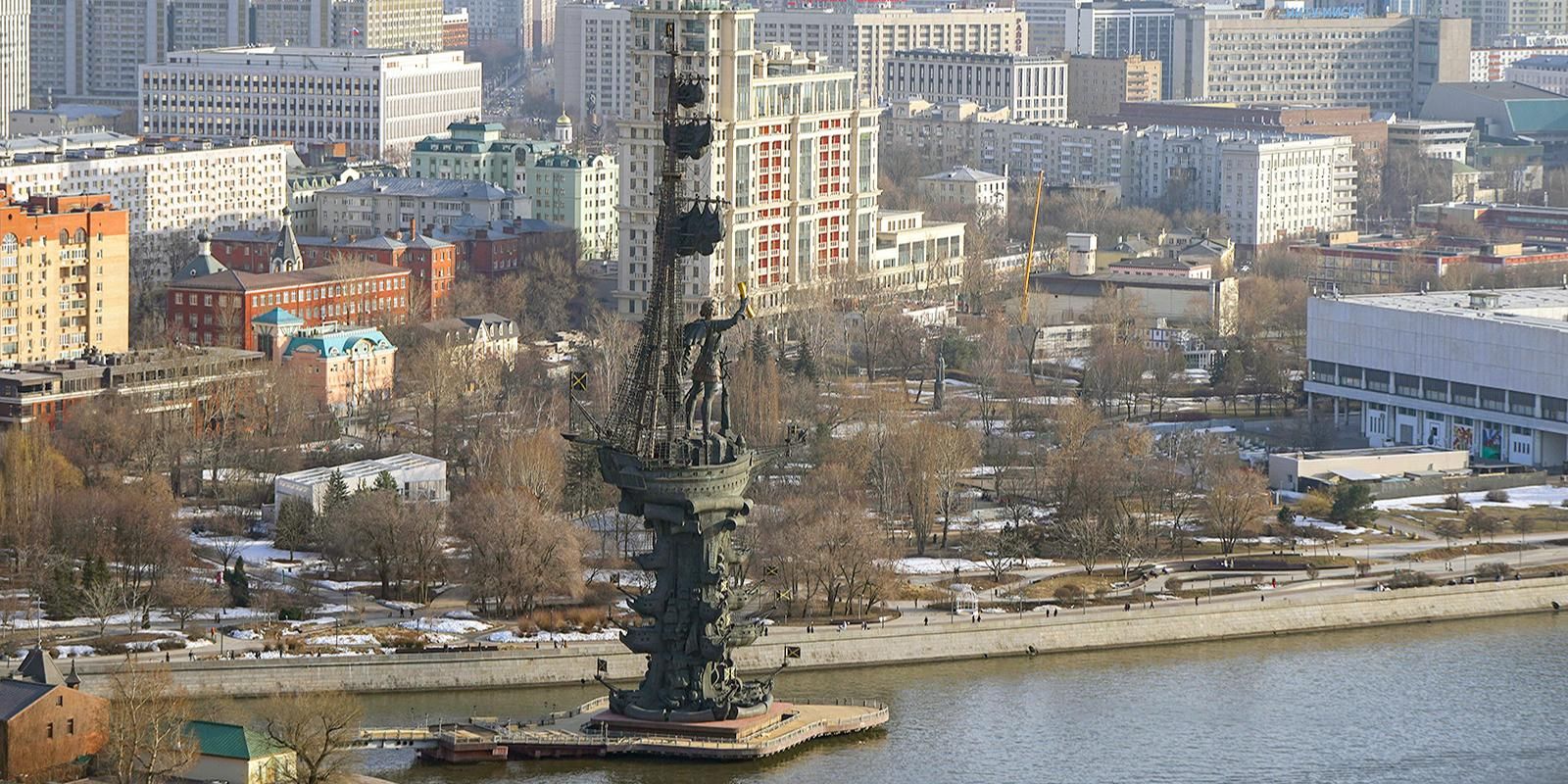 памятник Петру Первому, фото мос ру