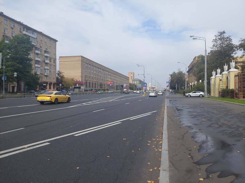 Ленинградское шоссе, замена асфальта, ремонт дороги, фото Яна Маевская