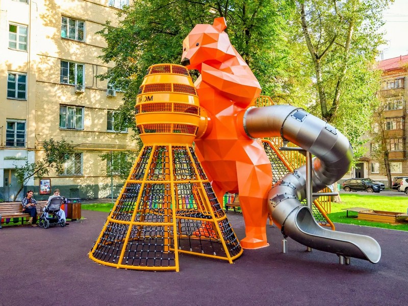 ЮАО, детская площадка, благоустройство, фото КГХ