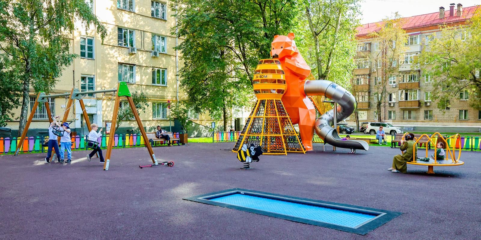 ЮАО, благоустройство, детская площадка, фото КГХ
