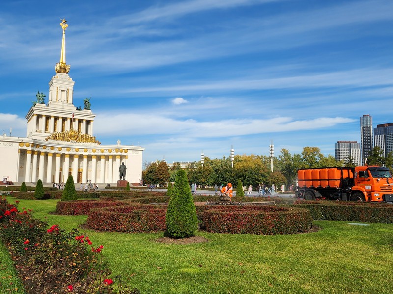 фонтан, консервация фонтана, ВДНХ, фото Юлия Смагринская