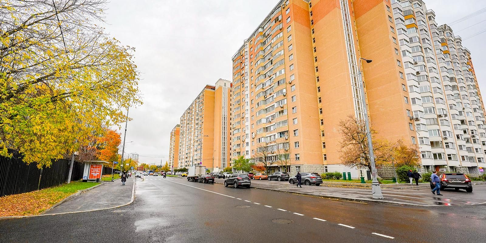 Волынская улица после благоустройства в районе Солнцево, фото КГХ