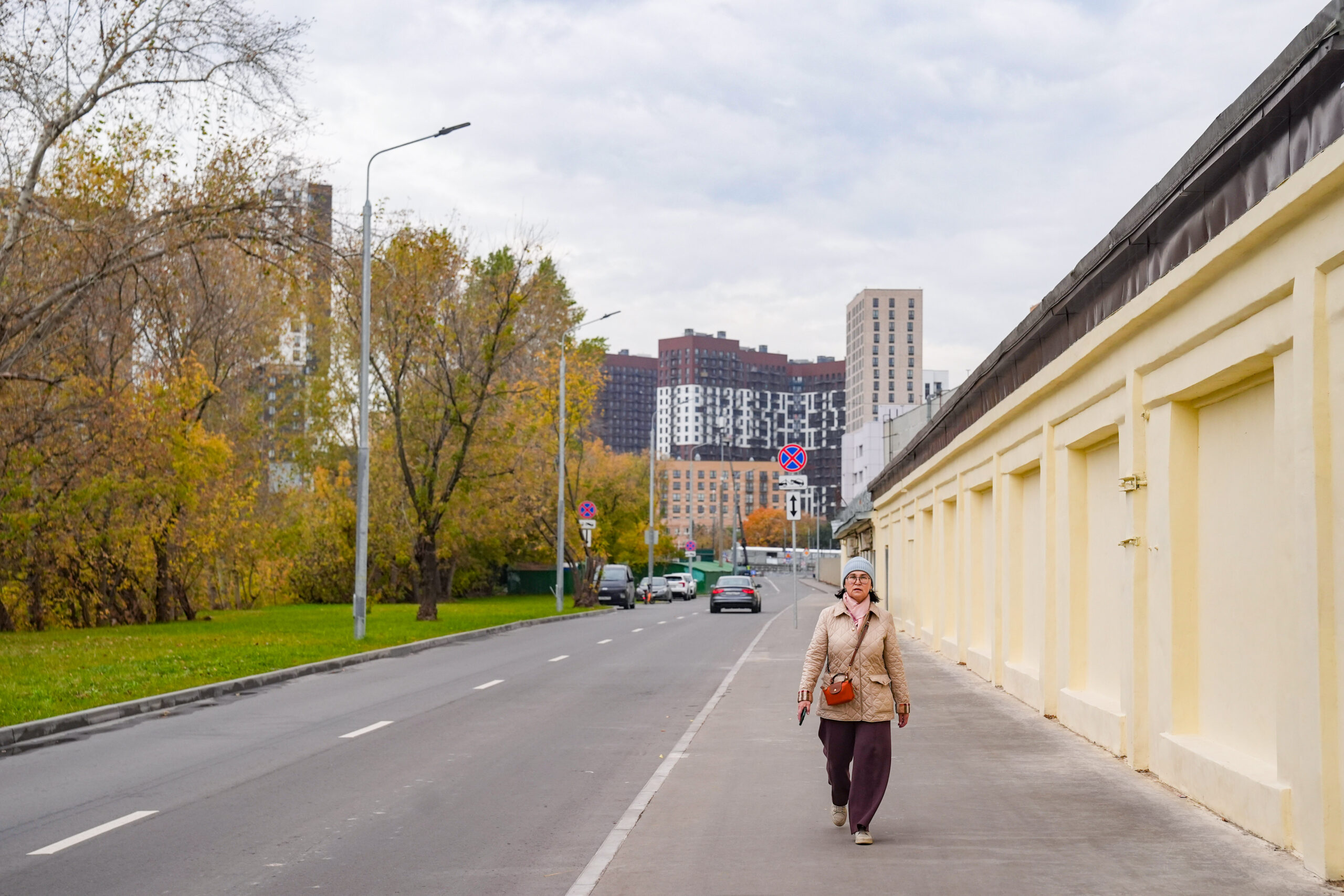 Обновлённая дорога в 1-м Кабельном проезде района Лефортово, фото КГХ