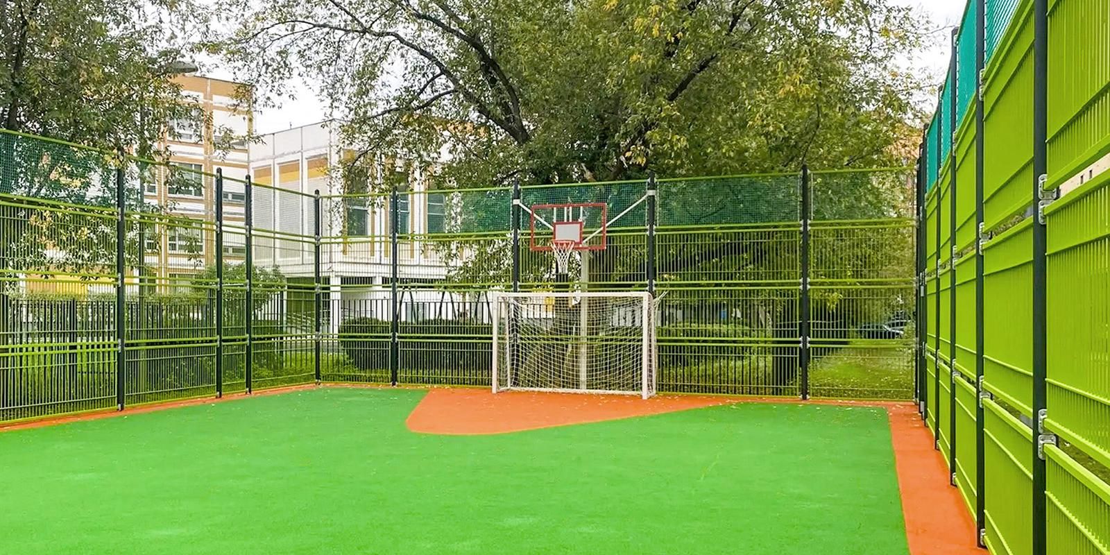 спортивная площадка, благоустройство, фото КГХ